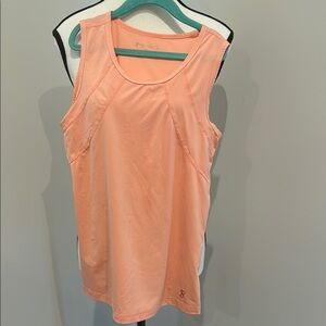 Pink and Orange Tank Top with Wide Straps